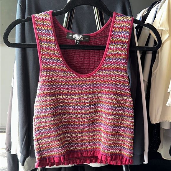 Rewash Ribbed Crop Tank - Picture 3 of 8